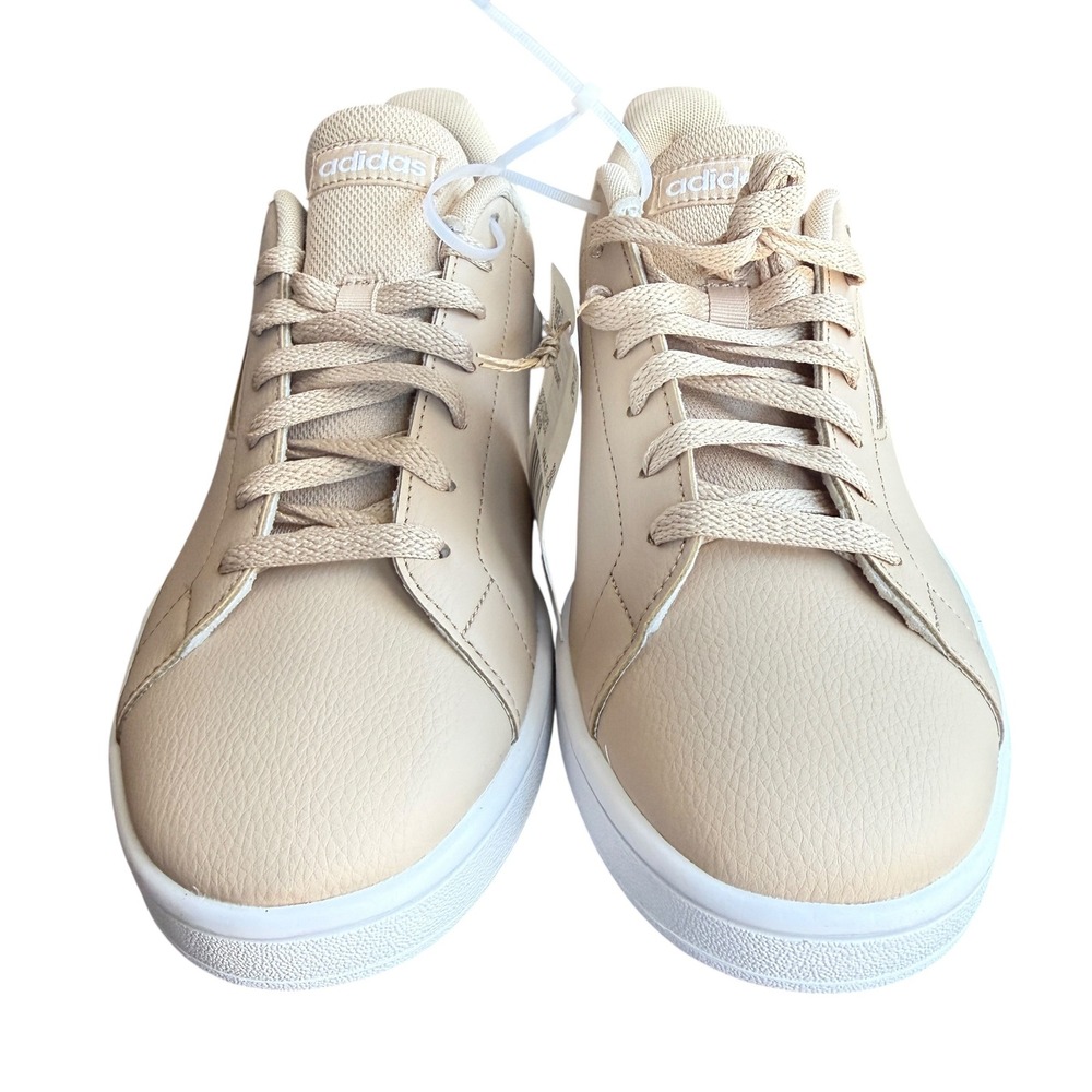 Adidas Urban Court Sneakers Tan White Casual Low Top IF4078 Mens Size 9 NEW - Picture 6 of 16